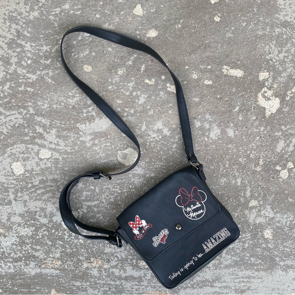 Disney Minnie Mouse Black Shoulder or Crossbody Bag